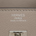 エルメス HERMES バーキン25 グリアスファルト トリヨンノビーヨ ハンドバッグ シルバー金具 グレージュ