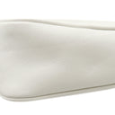 プラダ PRADA トライアングル クラッチ 1NE039 ビアンコ レザー クラッチバッグ シルバー金具 白 三角ロゴ ポーチ