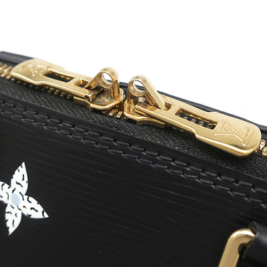 ルイヴィトン LOUIS VUITTON アルマBB M54836 ノワール エピレザー 2WAYバッグ ゴールド金具 モノグラムフラワー ショルダー ハンドバッグ パドロック欠品