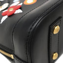 ルイヴィトン LOUIS VUITTON アルマBB M54836 ノワール エピレザー 2WAYバッグ ゴールド金具 モノグラムフラワー ショルダー ハンドバッグ パドロック欠品