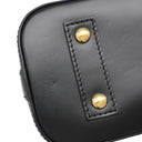 ルイヴィトン LOUIS VUITTON アルマBB M54836 ノワール エピレザー 2WAYバッグ ゴールド金具 モノグラムフラワー ショルダー ハンドバッグ パドロック欠品