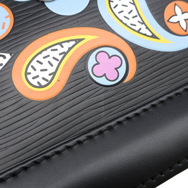 ルイヴィトン LOUIS VUITTON アルマBB M54836 ノワール エピレザー 2WAYバッグ ゴールド金具 モノグラムフラワー ショルダー ハンドバッグ パドロック欠品