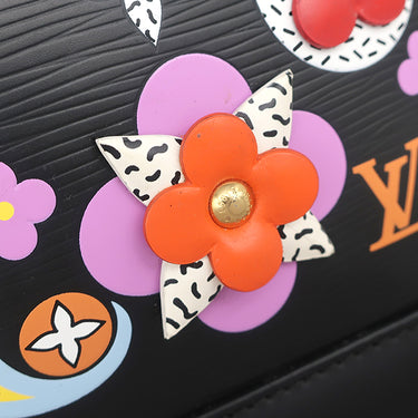 ルイヴィトン LOUIS VUITTON アルマBB M54836 ノワール エピレザー 2WAYバッグ ゴールド金具 モノグラムフラワー ショルダー ハンドバッグ パドロック欠品