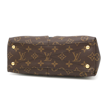 ルイヴィトン LOUIS VUITTON Vトート BB M43976 ノワール モノグラムキャンバス 2WAYバッグ ゴールド金具 茶 黒 ハンドバッグ ショルダーバッグ
