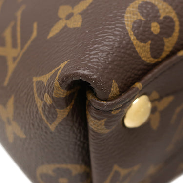 ルイヴィトン LOUIS VUITTON Vトート BB M43976 ノワール モノグラムキャンバス 2WAYバッグ ゴールド金具 茶 黒 ハンドバッグ ショルダーバッグ