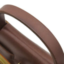 エルメス HERMES エールバッグ PM オレンジ系 ヴィブラート トワルオフィシエ ヴァッシュハンター 2WAYバッグ ゴールド金具 オレンジ 茶 ショルダー ハンドバッグ