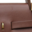 エルメス HERMES エールバッグ PM オレンジ系 ヴィブラート トワルオフィシエ ヴァッシュハンター 2WAYバッグ ゴールド金具 オレンジ 茶 ショルダー ハンドバッグ
