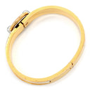エルメス HERMES ミニクリック PM シェーヌダンクル クレーム メタル エナメル バングル ゴールド金具 バングル 白 アイボリー クリーム