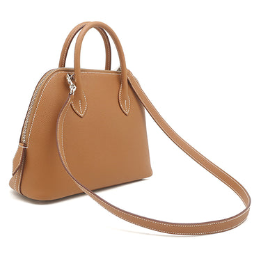 エルメス HERMES ボリード1923 25 ゴールド ヴォーエプソン 2WAYバッグ シルバー金具 新品 未使用 茶 ハンドバッグ ショルダー