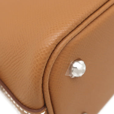 エルメス HERMES ボリード1923 25 ゴールド ヴォーエプソン 2WAYバッグ シルバー金具 新品 未使用 茶 ハンドバッグ ショルダー