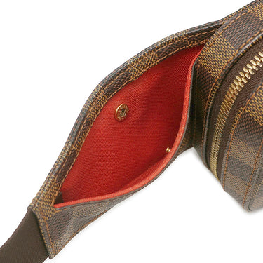 ルイヴィトン LOUIS VUITTON ジェロニモス N51994 ダミエエベヌ ダミエキャンバス ボディバッグ ゴールド金具 ウエストバッグ 旧型