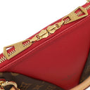 ルイヴィトン LOUIS VUITTON Vトート BB M43966 スリーズ モノグラムキャンバス 2WAYバッグ ゴールド金具 茶 赤 ハンドバッグ ショルダーバッグ ネームタグ欠品