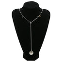 エルメス HERMES エクスリブリス ペンダント MM シルバー×ピンクゴールド シルバー925 K18PG ネックレス 3WAY コインモチーフ SV925 AG925 18K PG