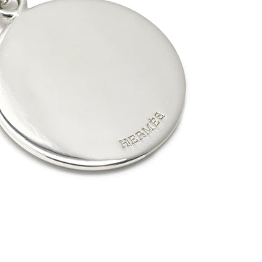 エルメス HERMES エクスリブリス ペンダント MM シルバー×ピンクゴールド シルバー925 K18PG ネックレス 3WAY コインモチーフ SV925 AG925 18K PG