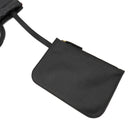 グッチ GUCCI スモール ドローストリング バックパック 523586 ブラック レザー 2WAYバッグ ゴールド金具 黒 ナップサック トート ロゴプリント