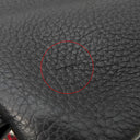 グッチ GUCCI スモール ドローストリング バックパック 523586 ブラック レザー 2WAYバッグ ゴールド金具 黒 ナップサック トート ロゴプリント