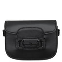グッチ GUCCI ミニ ホースビット 1955 726863 ブラック レザー 2WAYバッグ ゴールド金具 黒 ショルダーバッグ