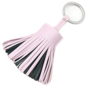 エルメス HERMES カルメン トリコロール モーヴペール×ヴェールシプレス×ヴェールフィズ ラムスキン キーリング シルバー金具 深緑 緑