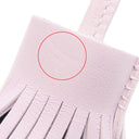 エルメス HERMES カルメン トリコロール モーヴペール×ヴェールシプレス×ヴェールフィズ ラムスキン キーリング シルバー金具 深緑 緑