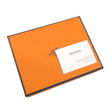 エルメス HERMES カルメン トリコロール モーヴペール×ヴェールシプレス×ヴェールフィズ ラムスキン キーリング シルバー金具 深緑 緑