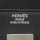 エルメス HERMES バーキン40 ブラック トゴ ハンドバッグ シルバー金具 黒