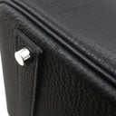 エルメス HERMES バーキン40 ブラック トゴ ハンドバッグ シルバー金具 黒