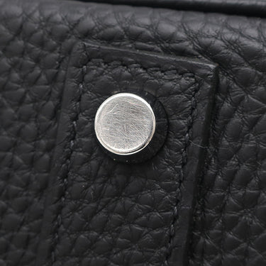 エルメス HERMES バーキン40 ブラック トゴ ハンドバッグ シルバー金具 黒