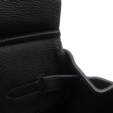 エルメス HERMES バーキン40 ブラック トゴ ハンドバッグ シルバー金具 黒