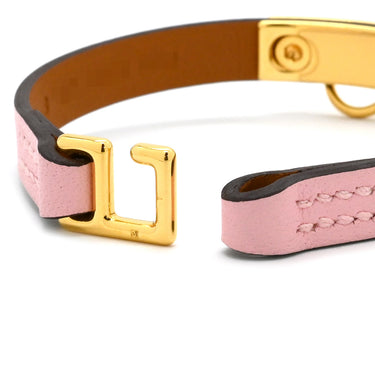 エルメス HERMES リヴァル ミニ ローズサクラ GP ヴォースイフト T3 ブレスレット ゴールド金具