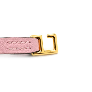 エルメス HERMES リヴァル ミニ ローズサクラ GP ヴォースイフト T3 ブレスレット ゴールド金具