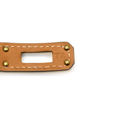 エルメス HERMES ケリードゥブルトゥール アネモネ GP シャムキラ T2 ブレスレット ゴールド金具 2重 2連 レザーブレス