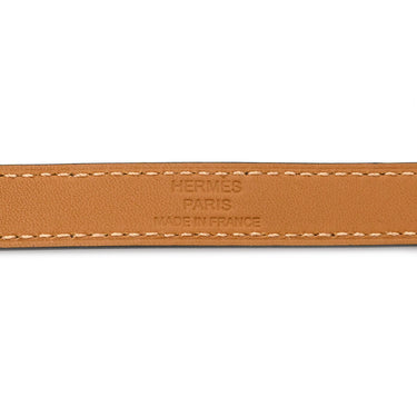 エルメス HERMES ケリードゥブルトゥール アネモネ GP シャムキラ T2 ブレスレット ゴールド金具 2重 2連 レザーブレス