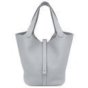 エルメス HERMES ピコタンロックMM グリパンタン トリヨンクレマンス ハンドバッグ シルバー金具 新品 未使用