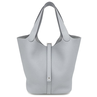 エルメス HERMES ピコタンロックMM グリパンタン トリヨンクレマンス ハンドバッグ シルバー金具 新品 未使用