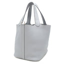 エルメス HERMES ピコタンロックMM グリパンタン トリヨンクレマンス ハンドバッグ シルバー金具 新品 未使用