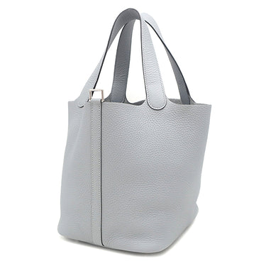 エルメス HERMES ピコタンロックMM グリパンタン トリヨンクレマンス ハンドバッグ シルバー金具 新品 未使用
