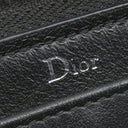 クリスチャン・ディオール Christian Dior ジッピーウォレット 2UFBC011XLA ブラック レザー 長財布 シルバー金具 黒 ロゴ ラウンドジップ