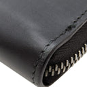 クリスチャン・ディオール Christian Dior ジッピーウォレット 2UFBC011XLA ブラック レザー 長財布 シルバー金具 黒 ロゴ ラウンドジップ