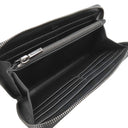 クリスチャン・ディオール Christian Dior ジッピーウォレット 2UFBC011XLA ブラック レザー 長財布 シルバー金具 黒 ロゴ ラウンドジップ