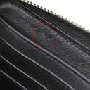 クリスチャン・ディオール Christian Dior ジッピーウォレット 2UFBC011XLA ブラック レザー 長財布 シルバー金具 黒 ロゴ ラウンドジップ