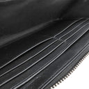 クリスチャン・ディオール Christian Dior ジッピーウォレット 2UFBC011XLA ブラック レザー 長財布 シルバー金具 黒 ロゴ ラウンドジップ