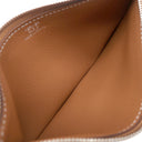 エルメス HERMES ドゴンデュオ ドゴンGM ゴールド エバーカラー 長財布 シルバー金具 茶 二つ折り財布