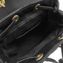 グッチ GUCCI GGマーモント ミニ バックパック 777253 ブラック レザー リュック・デイパック ゴールド金具 黒 キルティング