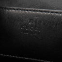 グッチ GUCCI GGマーモント ミニ バックパック 777253 ブラック レザー リュック・デイパック ゴールド金具 黒 キルティング