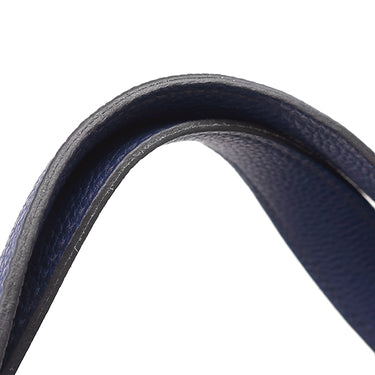 エルメス HERMES ピコタンロックPM ブルーアンクル トリヨンクレマンス ハンドバッグ シルバー金具 青 鍵1本欠品