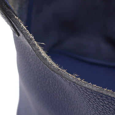 エルメス HERMES ピコタンロックPM ブルーアンクル トリヨンクレマンス ハンドバッグ シルバー金具 青 鍵1本欠品