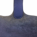 エルメス HERMES ピコタンロックPM ブルーアンクル トリヨンクレマンス ハンドバッグ シルバー金具 青 鍵1本欠品