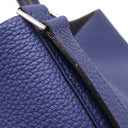 エルメス HERMES ピコタンロックPM ブルーアンクル トリヨンクレマンス ハンドバッグ シルバー金具 青 鍵1本欠品