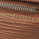 ルイヴィトン LOUIS VUITTON モンスリ メッセンジャー M23097 ブラウン レザー エピXLレザー ショルダーバッグ シルバー金具 茶 斜め掛け