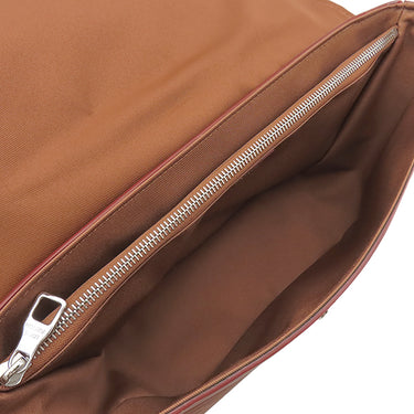 ルイヴィトン LOUIS VUITTON モンスリ メッセンジャー M23097 ブラウン レザー エピXLレザー ショルダーバッグ シルバー金具 茶 斜め掛け